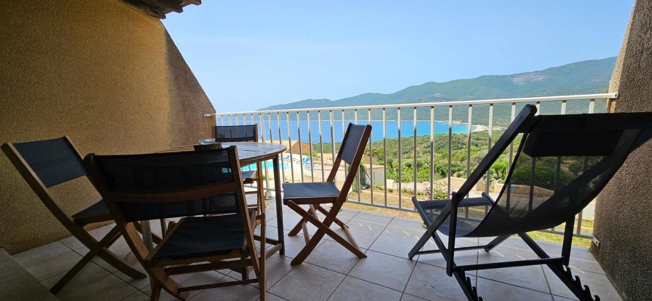 Chalereux T2 Vue Mer Et Piscine Alba Rossa 赛拉蒂费罗 外观 照片