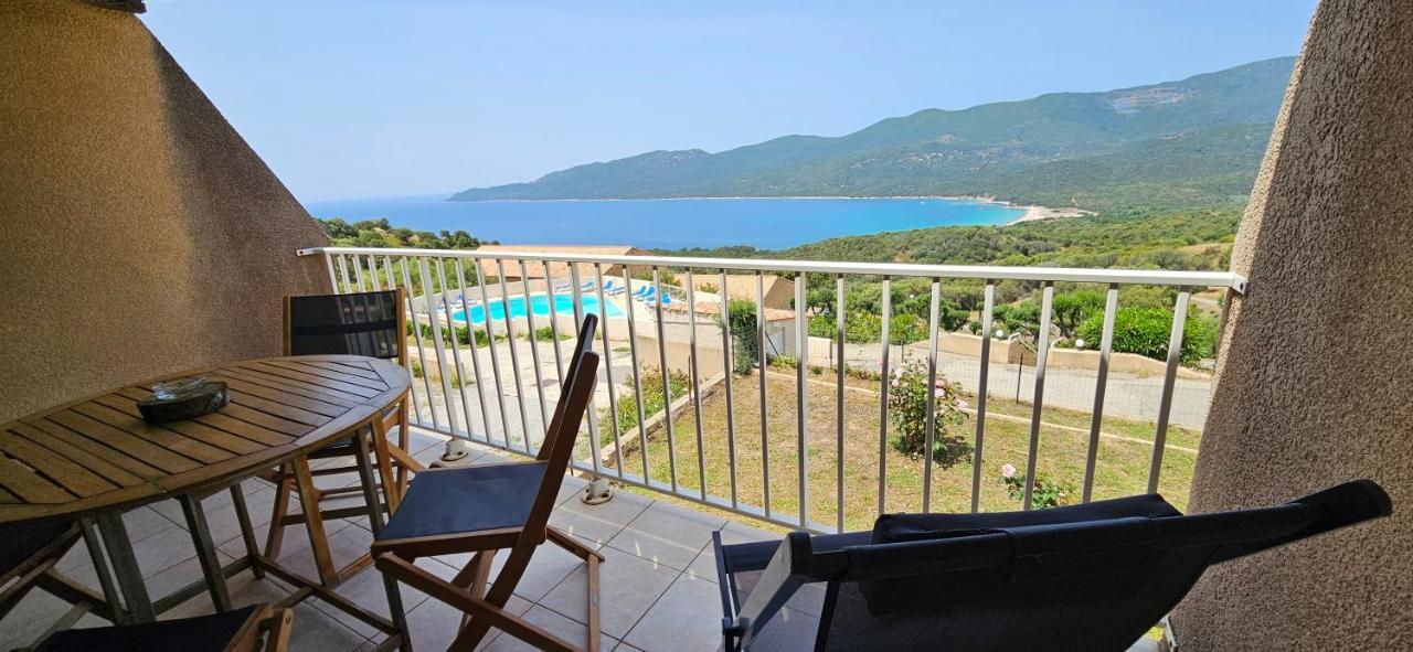 Chalereux T2 Vue Mer Et Piscine Alba Rossa 赛拉蒂费罗 外观 照片